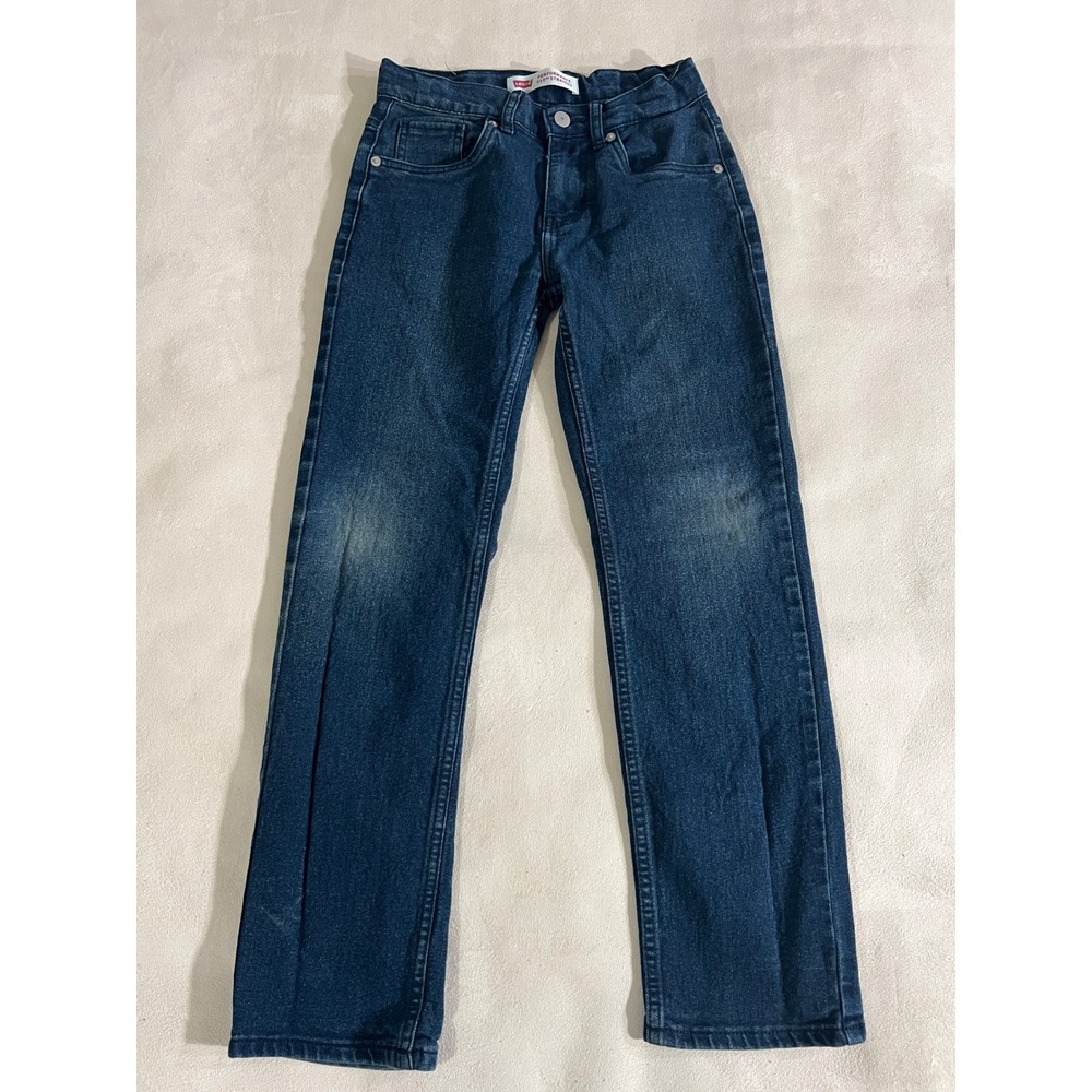 Kids Levi's 514 Performance Straight Jeans Dark Wash Size 12 Reg